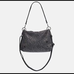 NEW HAMMITT BRYANT AFTER DARK MED in snakeskin/gunmetal. Original price …